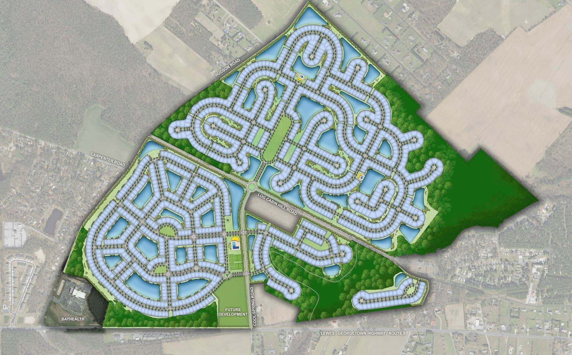 Cluster Subdivision Site Plan